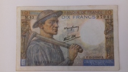 BILLET DE 10 FRANCS MINEUR - 10 F 1941-1949 ''Mineur''