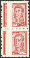 ARGENTINA: GJ.1139A, Pair With IMMENSE FOLD, Fantastic! - Neufs