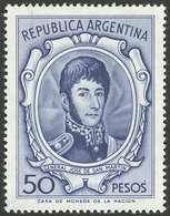 ARGENTINA: GJ.1317A, San Martín 50P. Printed On IMPORTED UNSURFACED Paper, Excellent Quality! - Neufs