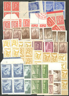 ARGENTINA: Good Amount Of Definitive Stamps In Blocks Of 4, Most MNH, A Few Can Have A Minor Defect But Most Are Of Fine - Neufs