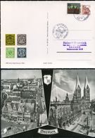 Bund PP35 C2/001-3 1000 JAHRE BREMEN 2 ANSICHTEN Sost.1965  NGK 75,00 € - Postales Privados - Usados