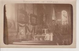 57 - RECHICOURT LE CHATEAU - CARTE PHOTO - INTERIEUR DE L'EGLISE - Rechicourt Le Chateau