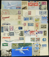 TOPIC AVIATION: About 250 Covers And Cards Of Varied Countries Related To Topic Aviation, Including Postal Stationeries, - Vliegtuigen