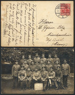 GERMANY: Postcard With View Of SWISS GUARDS (Germans Living In Switzerland Drafted For War), Sent From Saarbrücken To Ba - Andere & Zonder Classificatie