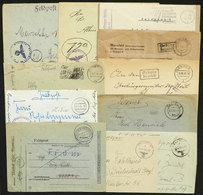 GERMANY: FELDPOST: 11 Covers Used In 1944 And 1945, There Are Interesting Postal And Censor Markings, Some With Their Or - Andere & Zonder Classificatie