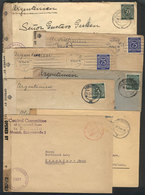 GERMANY: 7 Covers Used Between 1946 And 1948, One With Corner Card Of The "CENTRAL COMMITTEE OF LIBERATED JEWS IN BAVARI - Altri & Non Classificati