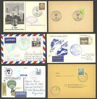 GERMANY: BALLOON FLIGHTS: Over 50 Covers And Cards With Nice Cinderellas And Special Marks, Various Periods, Little Dupl - Otros & Sin Clasificación