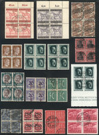 GERMANY: Small Group Of Stamps In USED BLOCKS OF 4, Very Fine General Quality! - Altri & Non Classificati