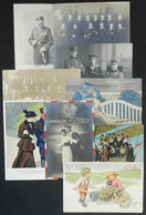 GERMANY: 9 Old Postcards, Most Related To World War I, 2 Mailed As Soldier's Mail, Fine General Quality! - Other & Unclassified