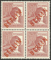 GERMANY - BERLIN: Yvert 14B, MNH Block Of 4, Excellent Quality! - Autres & Non Classés