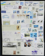 ANTARCTICA: Over 30 Covers Of Varied Countries With Handstamps And Postmarks Related To Antarctica, Some With Signatures - Otros & Sin Clasificación