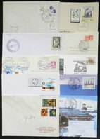 ANTARCTICA: 10 Covers Of Varied Countries With Postmarks Of Antarctic Stations Or Related To Antarctica And/or Falkland  - Altri & Non Classificati
