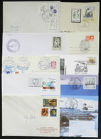 ANTARCTICA: 10 Covers Of Varied Countries With Postmarks Of Antarctic Stations Or Related To Antarctica And/or Falkland  - Andere & Zonder Classificatie