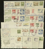 CHILEAN ANTARCTIC TERRITORY: 38 Covers Of The 1960s/70s, Apparently All Of Different Antarctic Bases And Dates, There Ar - Sonstige & Ohne Zuordnung