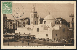 ALGERIA: ALGIERS: Mosque Sidi Abderrahman & Place Du Gouvernement, Maximum Card Of 1944, VF - Cartoline Maximum