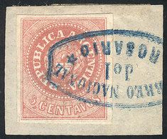 ARGENTINA: GJ.10, Very Nice Example Of Ample Margins, Used On Fragment With Cancel Of Rosario, Excellent Quality! - Andere & Zonder Classificatie