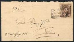 ARGENTINA: Lettersheet (memorandum) Franked By GJ.36 Alone, Used In Buenos Aires, Cancelled OFICINA DE BUZONISTAS 4/OCT/ - Autres & Non Classés