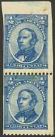 ARGENTINA: GJ.80, IMPERFORATE Vertical Pair, Mint Without Gum, One With Minor Fault, Rare! - Altri & Non Classificati