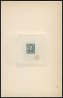 ARGENTINA: Year 1889, Sudamericana Issue, Die Proof Of An UNISSUED Value Of 30c. Dorrego In Green, 13 X 20.50 Cm, Very F - Andere & Zonder Classificatie