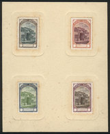 ARGENTINA: Year 1910, Centenary Of Independence, ESSAY Of An Unadopted Design (House Of Tucumán) Consisting Of 2 Separat - Altri & Non Classificati