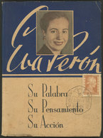 ARGENTINA: GJ.1003, 1952 1c. Eva Perón On A Book "Eva Perón, Su Palabra, Su Pensamiento, Su Acción" Published In 1949, W - Andere & Zonder Classificatie