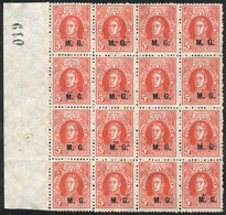 ARGENTINA: GJ.191a, With DOUBLE IMPRESSION Variety Of The Overprint (one Light), Mint Without Gum, Fine Quality, Rare! - Servizio