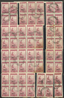 ARGENTINA: Binder With Several Hundreds Stamps, Fragments, Blocks Of 4 Or Larger, All Used, Neatly Mounted In Stockpages - Dienstmarken