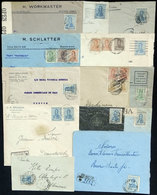ARGENTINA: 14 Covers Used Between 1918 And 1923, Mainly Sent To European Countries (several To Unusual Destinations Such - Other & Unclassified