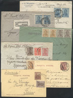ARGENTINA: 6 Covers And Cards Posted Between 1922 And 1923 To Europe, All Of VF Quality. There Are Nice Postages, Scarce - Sonstige & Ohne Zuordnung