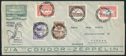 ARGENTINA: Cover Sent By ZEPPELIN To Germany On 27/OC/1932, Franked With 5 Different Stamps Of The First Airmail Issue,  - Other & Unclassified