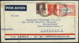 ARGENTINA: Cover With Printed Cachet Of Cie. Aeropostale, Franked With 1.15P. And Sent From Buenos Aires To Switzerland  - Autres & Non Classés