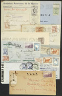ARGENTINA: About 80 Used Covers, Almost All Franked With Stamps Of The Proceres & Riquezas I Issue, Including Several Ve - Altri & Non Classificati