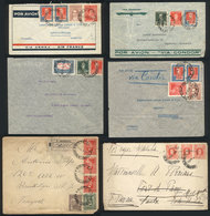 ARGENTINA: About 18 Covers Used In Circa 1930s/1940s, There Are Very Good Postages, And Several With Combinations Of "Sa - Altri & Non Classificati