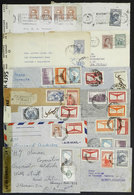 ARGENTINA: CENSORED COVERS: 13 Covers Used During World War II, All With Censor Labels, Good Opportunity! - Other & Unclassified