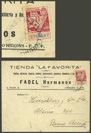 ARGENTINA: Cover Sent From O'Higgins To Buenos Aires On 12/AP/1939, Franked With 5c. REVENUE STAMP, WITHOUT Dues, Rare! - Altri & Non Classificati