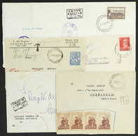 ARGENTINA: 5 Covers Used Between 1944 And 1961, All With Interesting Postage Due Marks! - Other & Unclassified