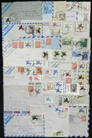 ARGENTINA: Over 30 Covers Used In 1960s/70s, All With Postages That Include Stamps Of The Airmail Issue "Stylized Airpla - Altri & Non Classificati