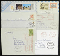 ARGENTINA: 7 Covers Sent To The Falkland Islands/Malvinas Between 1973 And 1980, Interesting! - Other & Unclassified