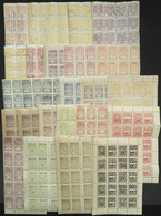 ARGENTINA: SANTA FE: Lot Of 24 Sheets (22 Different) Of Revenue Stamps Of 1920s, To Pay Municipal Taxes Of Esperanza, Sa - Other & Unclassified