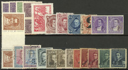 ARGENTINA: Stockcard With Selection Of Stamps, Including Some Post-classic Examples, Specimens, High Values With Perfora - Lots & Serien