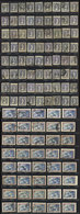 ARGENTINA: Several Hundreds Used Stamps Mounted On Stockpages In A Folder, It Probably Includes Some Interesting Variety - Collections, Lots & Series