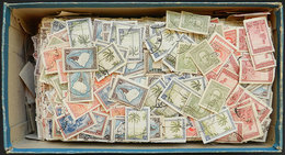 ARGENTINA: Box With Over 10,500 Stamps Of The Issue Próceres & Riquezas I (1930/1950s), Very Fine General Quality. Perfe - Collezioni & Lotti