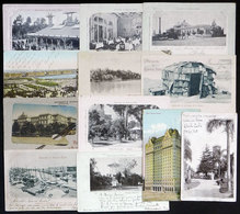 ARGENTINA: BUENOS AIRES: 12 Old Postcards With Spectacular Views, Very Good Editors, Rare, Good Opportunity At Low Start - Argentine