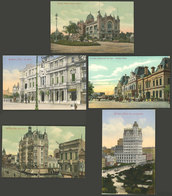 ARGENTINA: BUENOS AIRES: 5 Very Old Cards With Interesting Views, VF Quality - Argentine