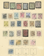 AUSTRIA: Collection On Pages (1883 To 1913) With Many Interesting Stamps, Very Fine General Quality, HIGH CATALOG VALUE, - Otros & Sin Clasificación