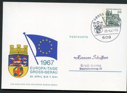 Bund PP36 D2/005 EUROPA-TAGE GROS-GERAU Sost.1967  NGK 7,00 € - Private Postcards - Used