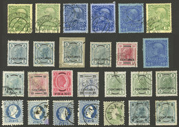 AUSTRIA - OFFICES IN CRETE: Small Lot Of Old Stamps, Interesting! - Andere & Zonder Classificatie
