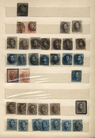 BELGIUM: Stockbook With Good Old Stock Of Used And Mint Stamps (from Classics To Circa 1940), Fine General Quality (some - Otros & Sin Clasificación