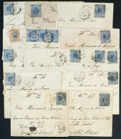 BRAZIL: 13 Covers Sent From UNIAO DA VICTORIA (Parana) To Rio De Janeiro In 1903/4, Very Interesting Lot For Collectors  - Other & Unclassified