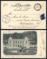 BRAZIL: Postcard Sent Without Postage From Rio De Janeiro To USA On 23/SE/1904, With Cancels And Varied Due Marks, Excel - Sonstige & Ohne Zuordnung